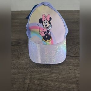 Disney Minnie Mouse Glitter Cap NWT